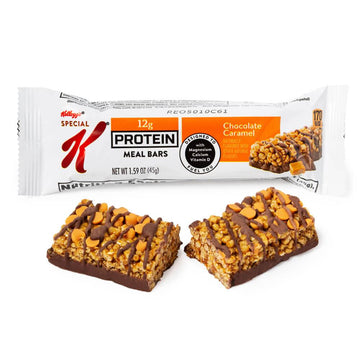 Special K Protein Meal Bars - Chocolate Caramel: 12-Piece Box - Candy Warehouse