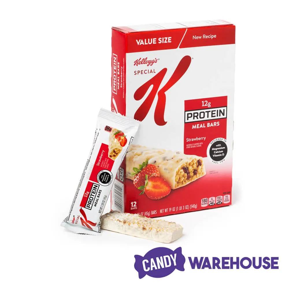 Special K Protein Meal Bars Strawberry 12Piece Box Candy Warehouse