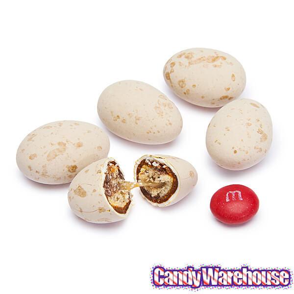 Speckled Tan Caramel Filled Chocolate Quail Eggs Candy: 2LB Bag - Candy Warehouse