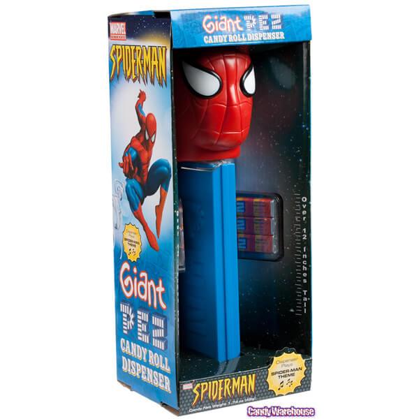 Spiderman Giant PEZ Candy Dispenser - Candy Warehouse