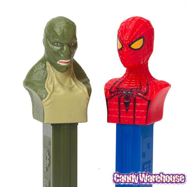 Spiderman PEZ Candy Packs: 12-Piece Display - Candy Warehouse