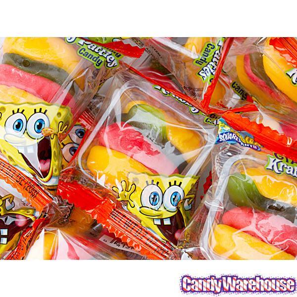 SpongeBob Gummy Krabby Patties Candy Packs - Original: 40-Piece Bag - Candy Warehouse