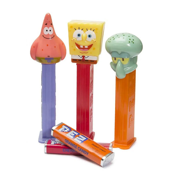 SpongeBob SquarePants PEZ Candy Packs: 12-Piece Display – Candy