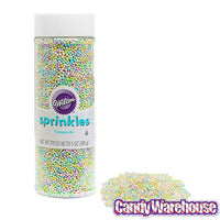 Spring Nonpareils Sprinkles: 5-Ounce Bottle - Candy Warehouse