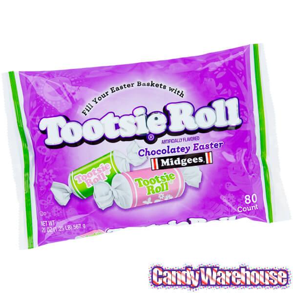 Spring Tootsie Rolls: 80-Piece Bag - Candy Warehouse