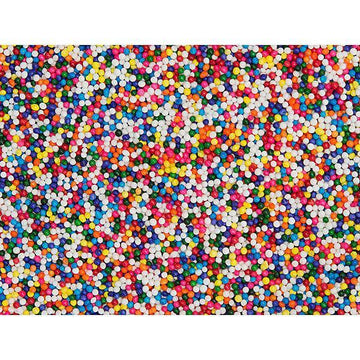 Sprinkle King Rainbow Nonpareils Sprinkles Candy: 8LB Carton - Candy Warehouse