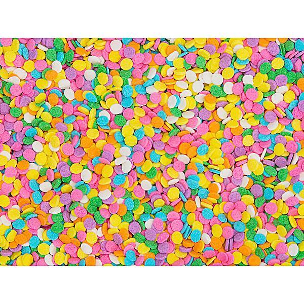 Sprinkle King Tiny Candy Sequins: 1LB Jar - Candy Warehouse