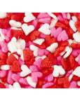 Sprinkle King Tiny Heart Shaped Sprinkles Candy: 5LB Carton