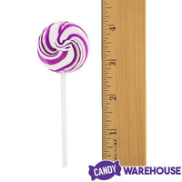 Squiggly Pops Petite Swirl Lollipops - Assorted: 24-Piece Jar - Candy Warehouse