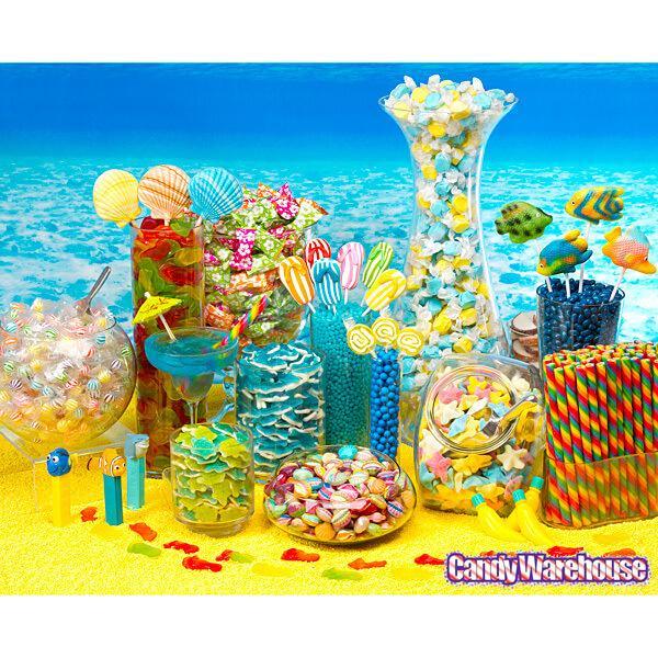 Squire Boone Flip Flops Beach Squire Boone Sandal Lollipops: 24-Piece Box - Candy Warehouse