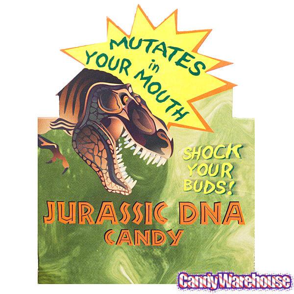 Squire Boone Jurassic Dinosaur DNA Rocks Candy Test Tubes: 24-Piece Box - Candy Warehouse