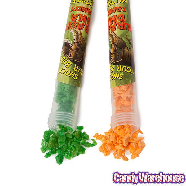 Squire Boone Jurassic Dinosaur DNA Rocks Candy Test Tubes: 24-Piece Box - Candy Warehouse