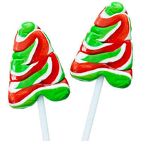 Squire Boone Teeny Christmas Tree Swirl Pops 96-Piece Box - Candy Warehouse