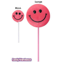 Smiley Face Fireman Cherry Flavored Lollipops