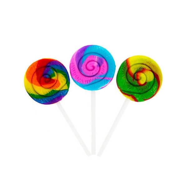 Squire Boone Teeny Tiny Swirl Lollipops: 48-Piece Box - Candy Warehouse