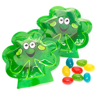 St. Patrick's Day Jelly Beans Candy in Shamrock Packs: 24-Piece Bag - Candy Warehouse