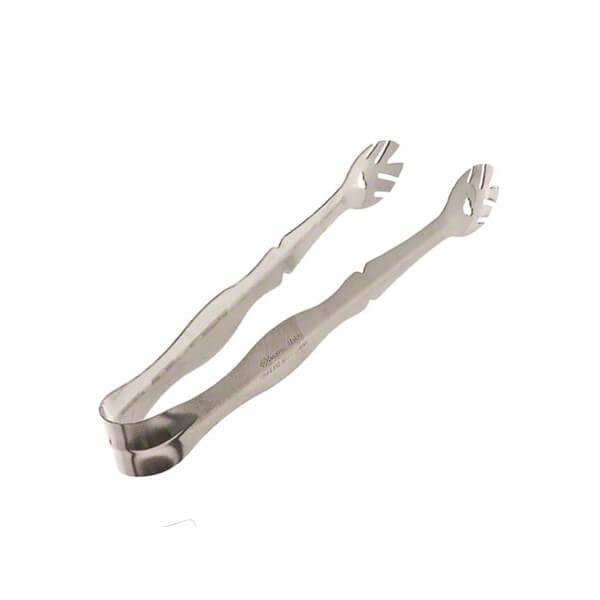 Stainless Steel 7.75-Inch Scalloped Candy Tongs - Candy Warehouse