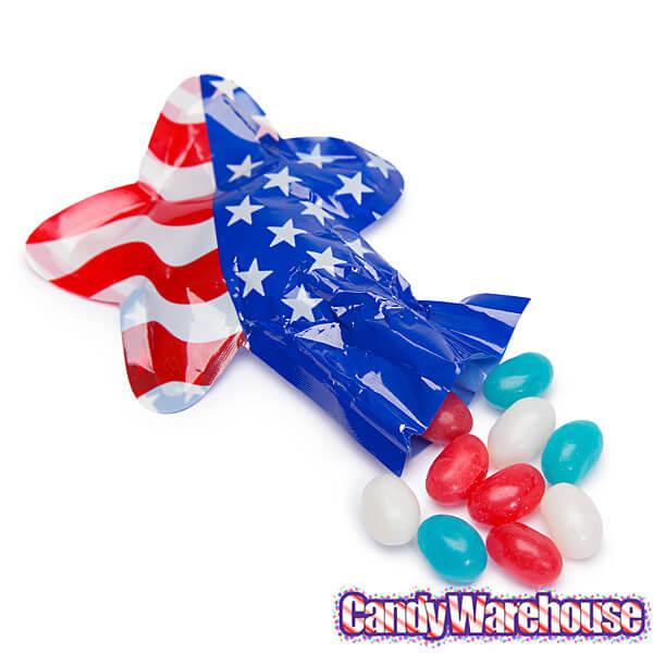 Star Shaped Cellophane Bags with Jelly Beans: 24-Piece Bag - Candy Warehouse