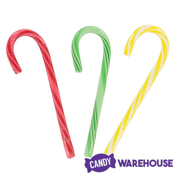 Starburst Candy Canes: 12-Piece Box - Candy Warehouse