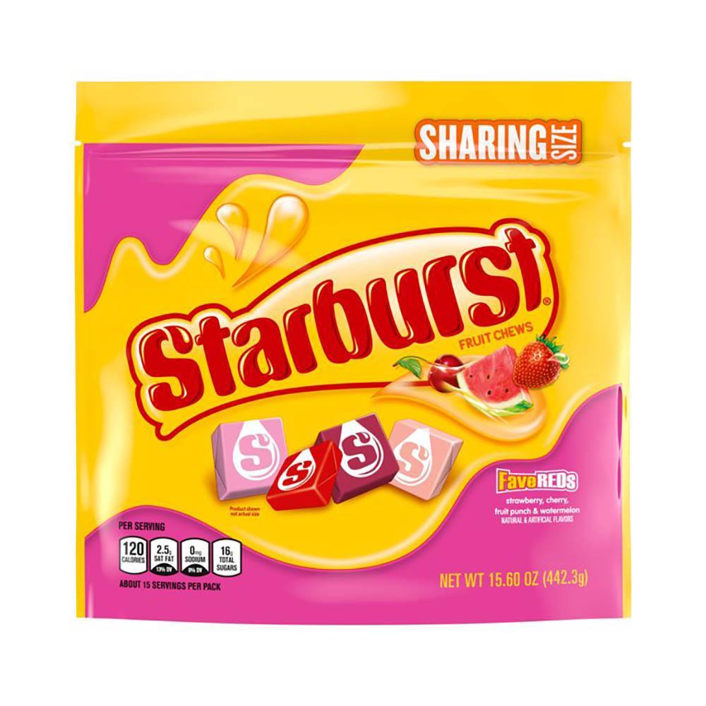 Starburst Fruit Chews Candy - FaveREDs: 15.6-Ounce Bag - Candy Warehouse