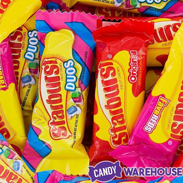 Starburst Fruit Chews Candy Fun Size Packs - Assorted: 85-Piece Bag - Candy Warehouse