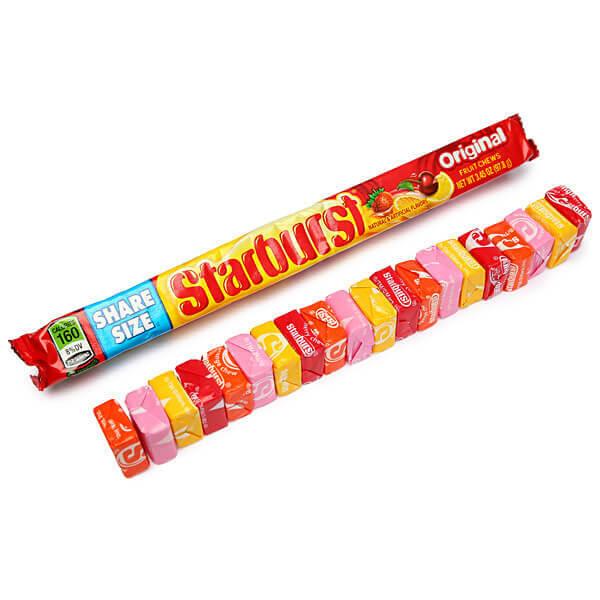 Starburst Fruit Chews King Size Candy Packs - Original: 24-Piece Box - Candy Warehouse