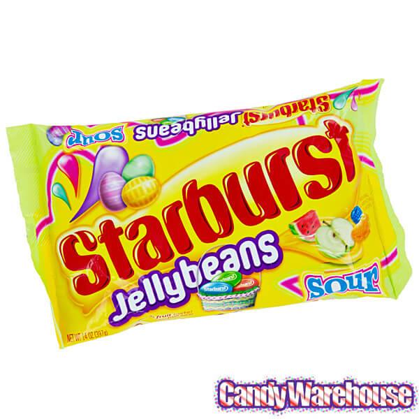 Starburst Jelly Beans - Sour Flavors Assortment: 14-Ounce Bag - Candy Warehouse