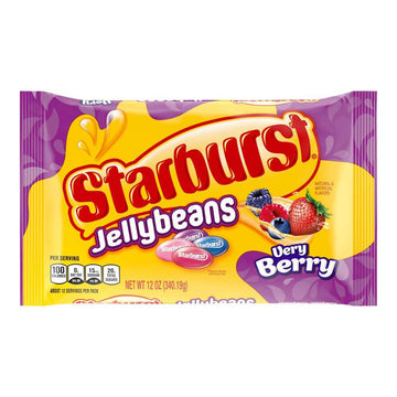 Starburst Jelly Beans - Very Berry: 12-Ounce Bag - Candy Warehouse