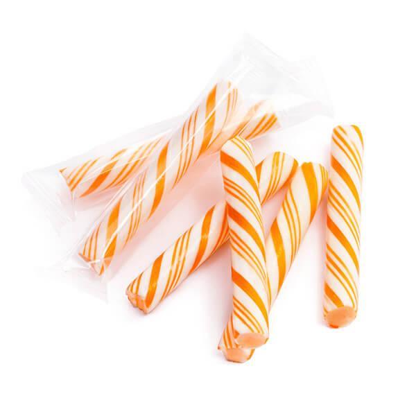 Sticklettes Petite Candy Sticks - Orange: 150-Piece Tub - Candy Warehouse