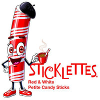 Sticklettes Petite Candy Sticks - Peppermint: 150-Piece Tub - Candy Warehouse