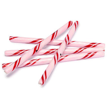 Strawberry Hard Candy Sticks: 100-Piece Box - Candy Warehouse