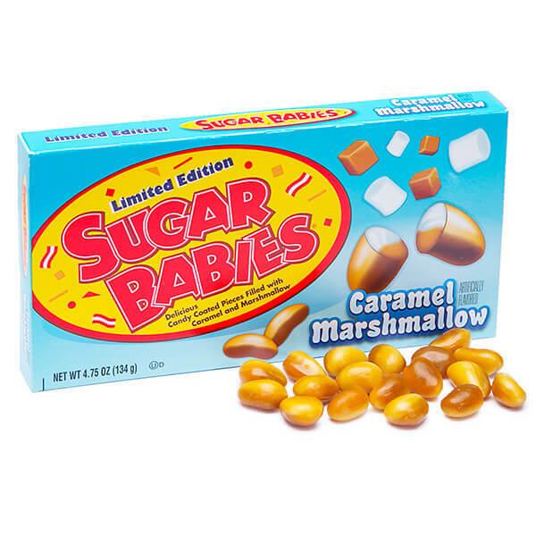 Sugar Babies Caramel Marshmallow Candy 4.75-Ounce Packs: 12-Piece Box - Candy Warehouse