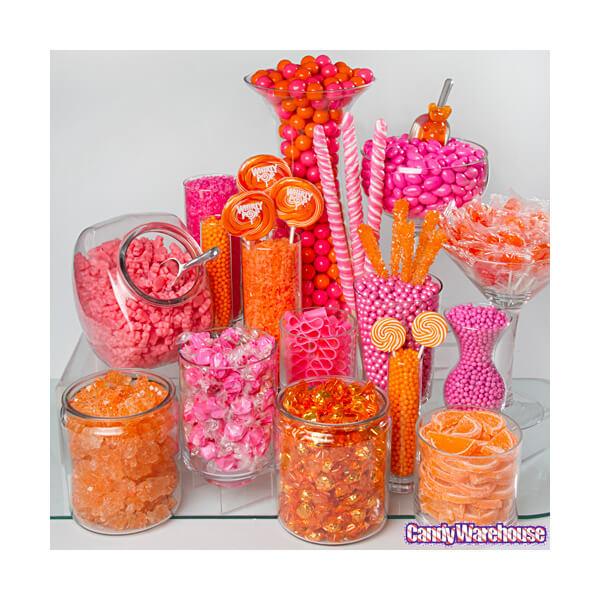 Sugar Candy Beads - Hot Pink: 2LB Bag - Candy Warehouse
