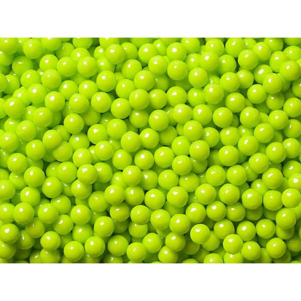 Sugar Candy Beads - Lime Green: 2LB Bag - Candy Warehouse
