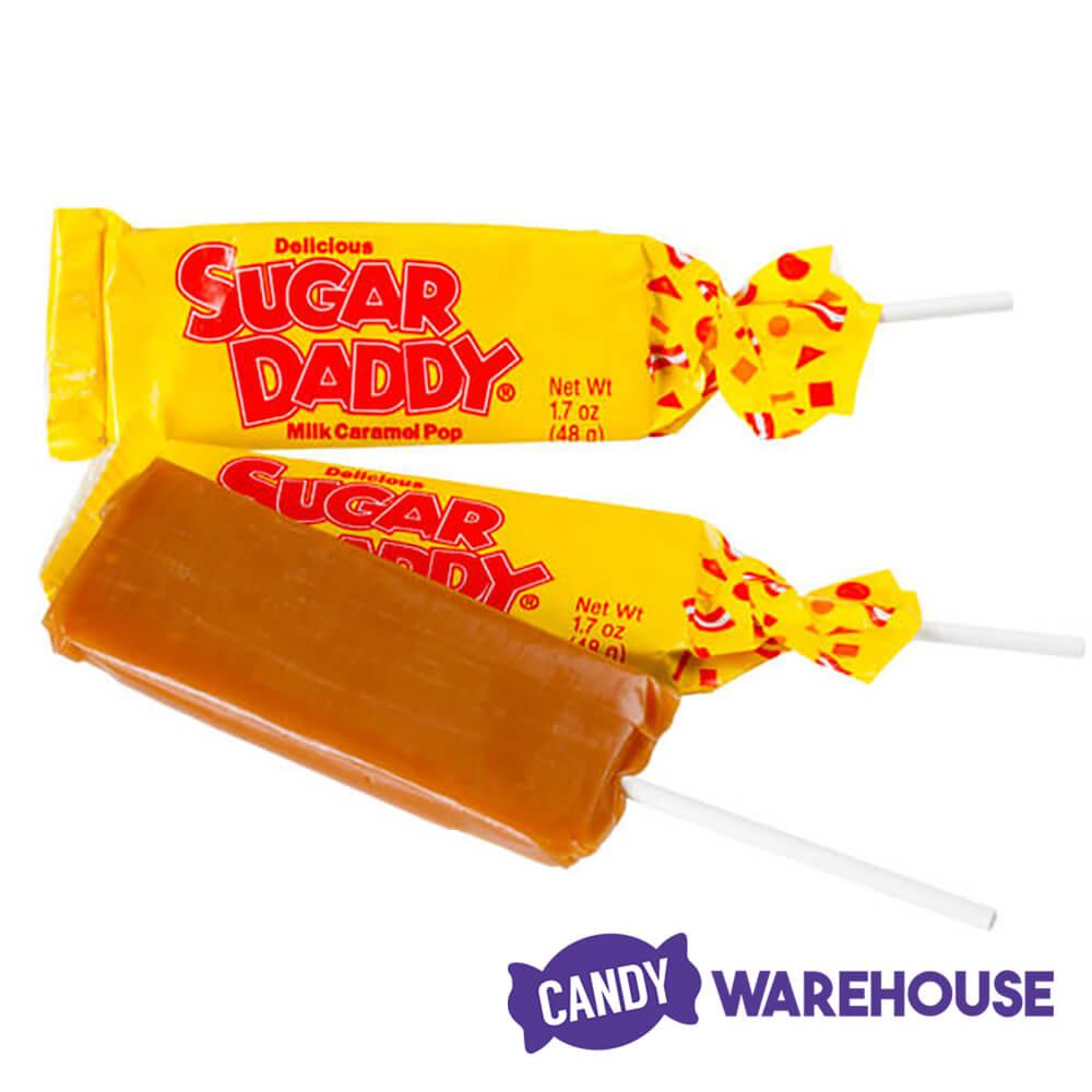 Sugar Daddy Caramel Pops - Large: 24-Piece Box - Candy Warehouse