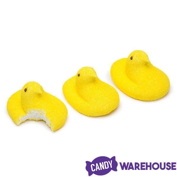 Sugar Free Peeps Yellow Marshmallow Chicks 3-Piece Packs: 12-Piece Case - Candy Warehouse