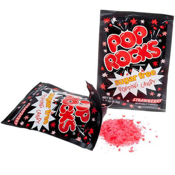 Sugar Free Pop Rocks Candy Packs: 24-Piece Box - Candy Warehouse