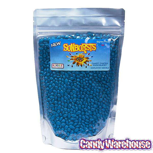 Sunbursts Chocolate Sunflower Seeds - Blue: 1LB Bag - Candy Warehouse