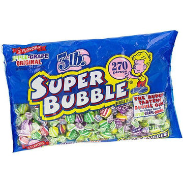 Super Bubble Gum Assortment: 3LB Bag - Candy Warehouse