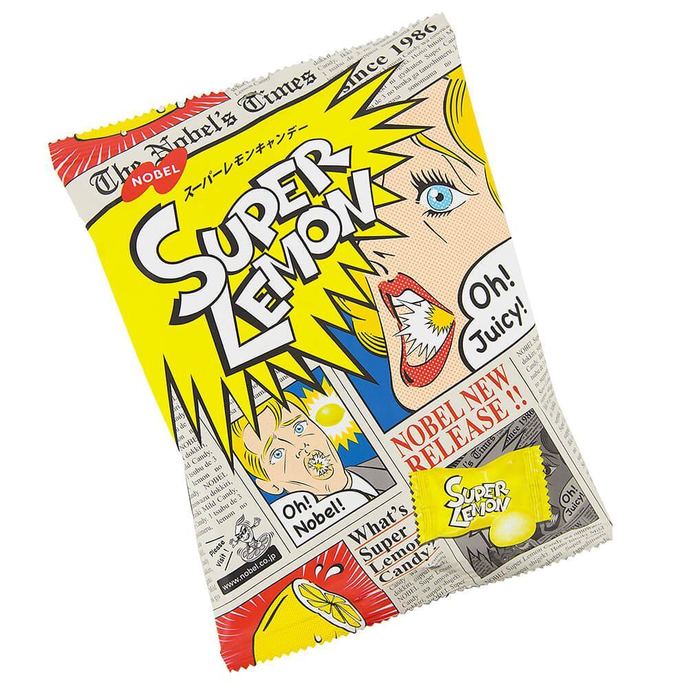 Super Lemon Sour Hard Candy Balls: 3.09-Ounce Bag - Candy Warehouse