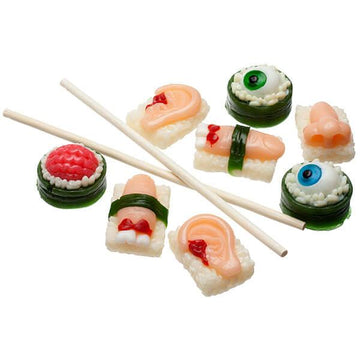 Sushi Body Parts Gummy Candy: 8-Piece Pack - Candy Warehouse