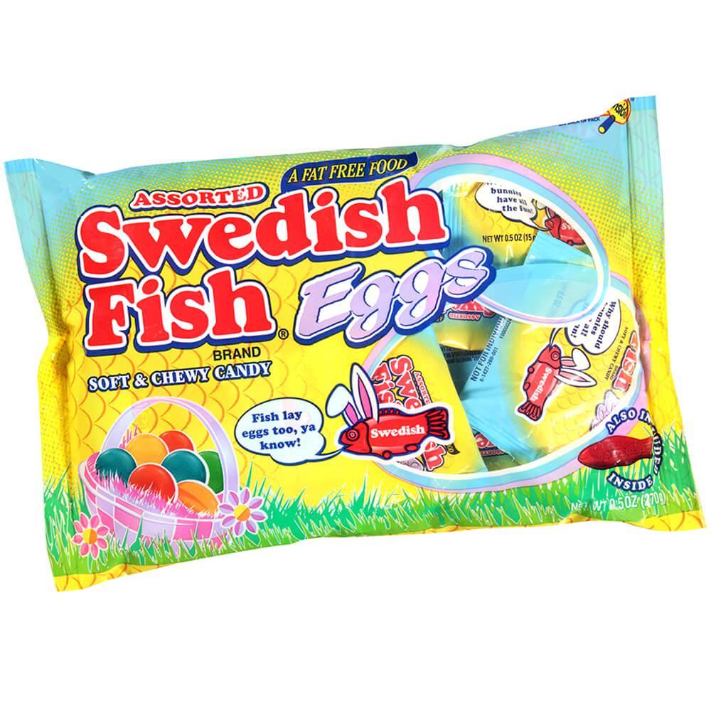 Swedish Fish Eggs Candy Packs: 18-Piece Bag - Candy Warehouse