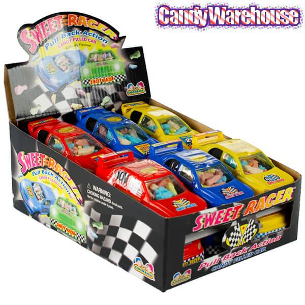 Sweet Racer Candy Filled Race Cars: 12-Piece Box - Candy Warehouse
