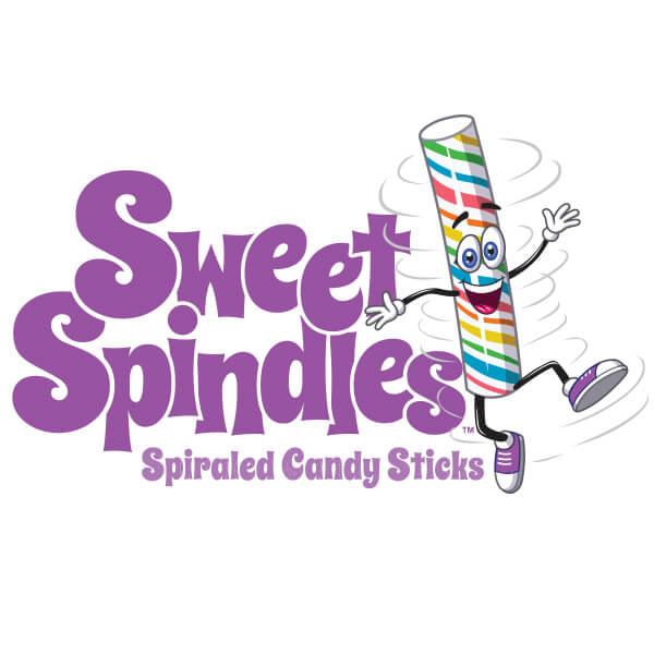 Sweet Spindles Mini Hard Candy Sticks - Assorted: 50-Piece Jar - Candy Warehouse