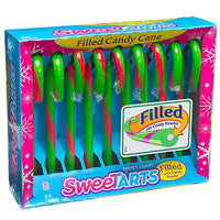 SweeTarts Filled Candy Canes: 12-Piece Box - Candy Warehouse