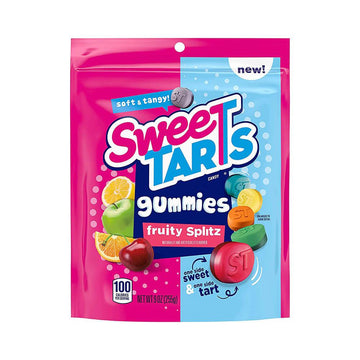 SweeTarts Fruity Splitz Gummies: 9-Ounce Bag - Candy Warehouse