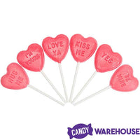 SweeTarts Heart Lollipops: 30-Piece Bag - Candy Warehouse