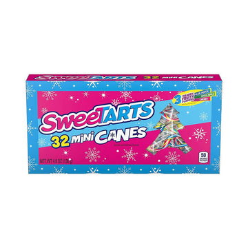 Sweetarts Mini Candy Canes: 32-Piece Box - Candy Warehouse