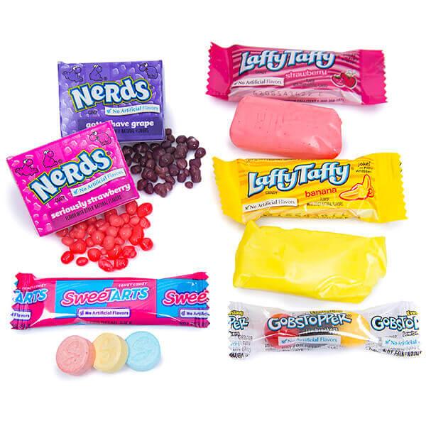 SweeTarts - Nerds - Laffy Taffy - Gobstopper Bulk Candy Assortment: 150-Piece Bag - Candy Warehouse