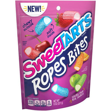 SweeTarts Ropes Bites Candy: 8-Ounce Bag - Candy Warehouse